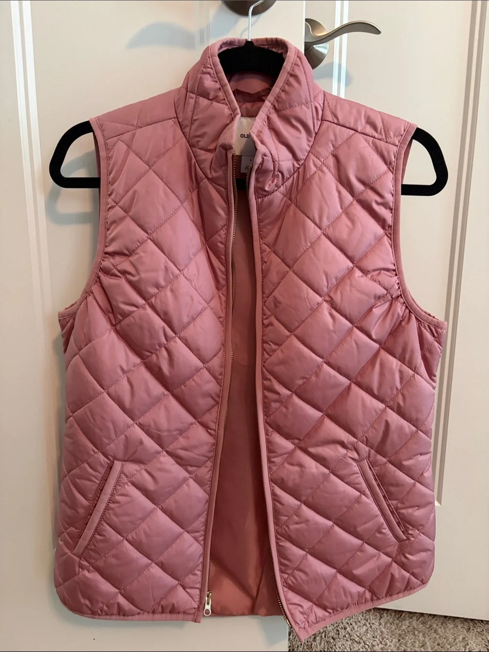 Old Navy Quilted Pink Women's Vest